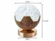 LED Night Light Football, 3 Light Modes, USB-C, White/Gold
