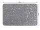 Soft Bathroom Rug 80x50 cm, Grey