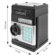 Kruzzel Electronic Safe Money Box with PIN Code