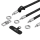 Tech-Protect C10S Rope Phone Lanyard Set - Black Titanium