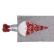Ruhhy 22501 Christmas Table Runner with Gnomes, 215x34 cm, Grey/Red