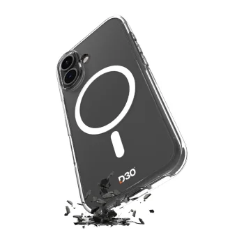 Puro iPhone 17 Case Impact Clear D3O MagSafe, Transparent