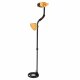LCD Metal Detector MD3010 with Waterproof Coil, black, orange