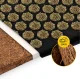 4FIZJO ECO Acupressure Mat with Pillow XL, Black/Gold