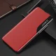Hurtel Eco Leather View Flip Case for Samsung Galaxy S25 - Red