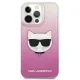 Karl Lagerfeld iPhone 13 Pro Max Case Choupette Head, Pink