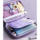 Maaleo 3D Unicorn Pencil Case, Hard Shell EVA School Supplies Organizer 24510