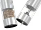 Electric Salt and Pepper Grinder with LED Light Silver