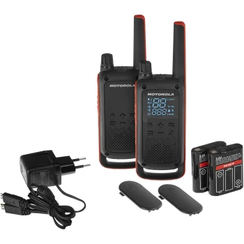 Motorola Talkabout T82 Walkie-Talkie 2-Pack with Charger Yellow