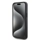 Karl Lagerfeld Saffiano Cardslot Case for iPhone 15 Pro Max, Black