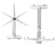 Rotating Kitchen Hanger with 6 Hooks, White