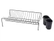 Metal Dish Drainer Rack, Black
