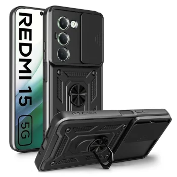 Tech-Protect Xiaomi Redmi 15 4G / 5G Case CamShield Pro, Black