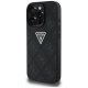 Guess Hot Stamp 4G Pattern Triangle Metal Logo iPhone 16 Pro Max Case - Black