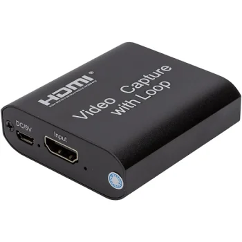 HDMI Video Capture Device with Loop Out, 4K 30Hz / 1080p