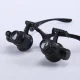 LED Magnifying Glasses 25X, Black