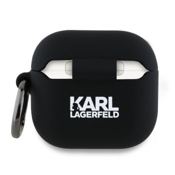 Karl Lagerfeld Silicone Choupette Head 3D Case for AirPods 4 Black