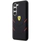 Ferrari Samsung Galaxy S23+ Case Hot Stamp Lines Black