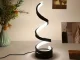 LED Spiral Desk Lamp, 3 Light Colors, USB, Black