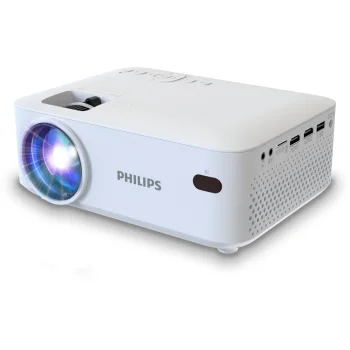 Philips N-100 480p Mini Projector, White