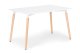 Modern Rectangular Dining Table 120x80 cm for Kitchen & Living Room ModernHome, White