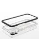 Case for Samsung Galaxy A03s Hybrid Armor Clear 3 in 1, Black