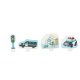 Cardboard Autotrack Puzzle City Cars, 47 pcs