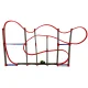 Anti-Gravity Magnetic Car Track 123 cm, 120 Elements