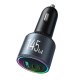 Joyroom JR-CCN07 145W Car Charger 2xUSB-C USB-A + 100W USB-C Cable, Dark Gray