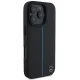 Apple iPhone 16 Pro Max 6.9\" Mercedes MB Blue Line Leather MagSafe Case Cover, Black