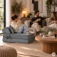 ModernHome 2-in-1 Folding Foam Sofa Bed Mattress 190x70 cm