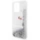 Hello Kitty iPhone 15 Pro Max Case Liquid Glitter Charms Kitty Head, Silver