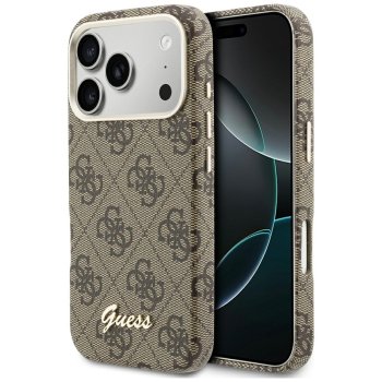 Guess 4G Script MagSafe Phone Case Cover iPhone 17 Pro - Brown