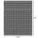 Soft Microfiber Throw Blanket 160x200 cm Ruhhy 24494, Grey
