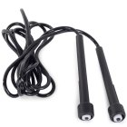 Adjustable Fitness Crossfit Box Skipping Jumping Speed Rope, Black