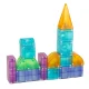 Magnetic Building Blocks for Kids, Glowing 3D Elements, 64 Pcs