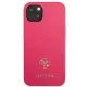Apple iPhone 13 Mini 5,4\" Guess Saffiano 4G Small Metal Logo Case Cover, Pink