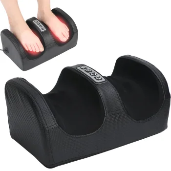 Shiatsu Electric Foot Massager, Heating Massage Device, Different Colors