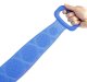 Bath Sponge Shower Body Massager Silicone Brush, Blue