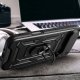 Hybrid Armor Camshield iPhone 17 Air Case with Stand and Camera Cover, Black