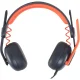 Logitech Zone Learn Wired On-Ear Headset USB-A Blue/Orange