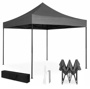 Pop-Up Gazebo 3x3m Automatic Event Tent MultiGarden, Grey