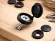 Black Screw Covers, 100 pcs