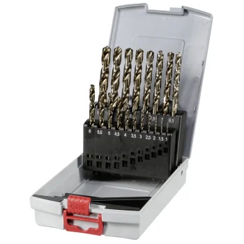 Bosch HSS-Co Twist Drill Bit Set for Metal 1-10 mm, 19 pcs.