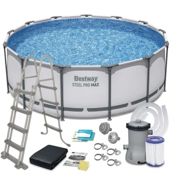 Bestway 5618W Frame Pool Set with Pump 396x122 cm