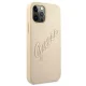 Guess iPhone 12 / 12 Pro Case Saffiano Vintage Script, Gold