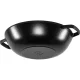 Staub Cast Iron Wok with Glass Lid 30 cm, 4.19 L, Black