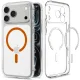 Spigen Ultra Hybrid Mag MagSafe Case for iPhone 18 Pro Max / 17 Pro Max, Clear Orange
