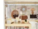 LULILO Wooden Play Dollhouse with Furniture and LED Lightning, 78cm