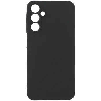 Samsung Galaxy A15 ( SM-A156, SM-A155 ) Matt Silicone Color Case Cover, Black
